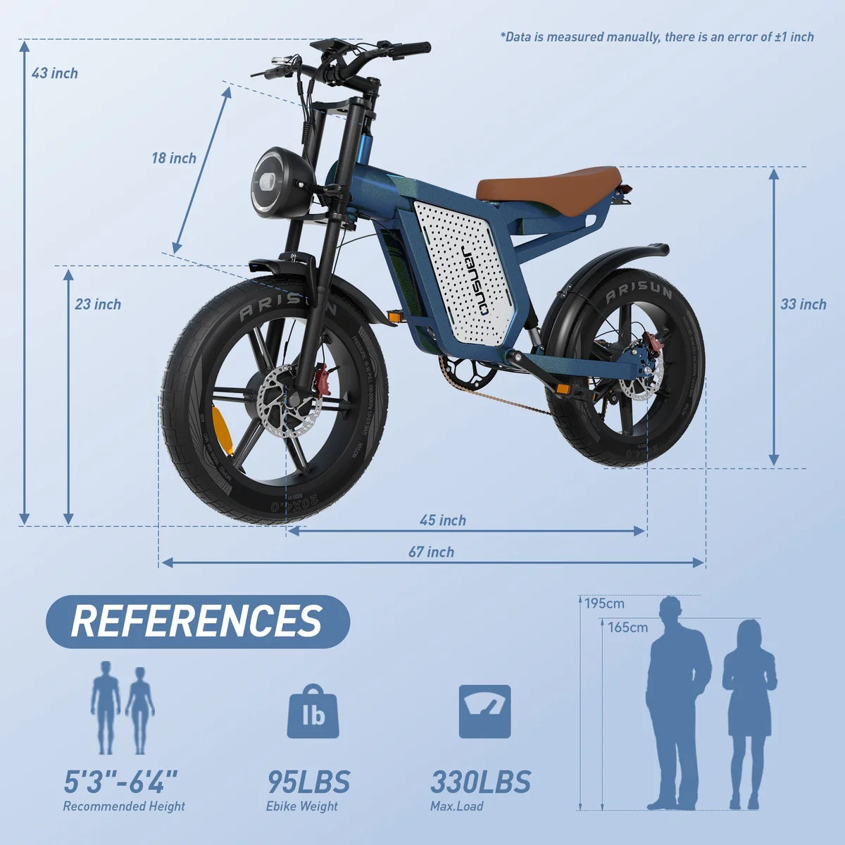 JANSNO X60 750W Dual Motor E-Bike
