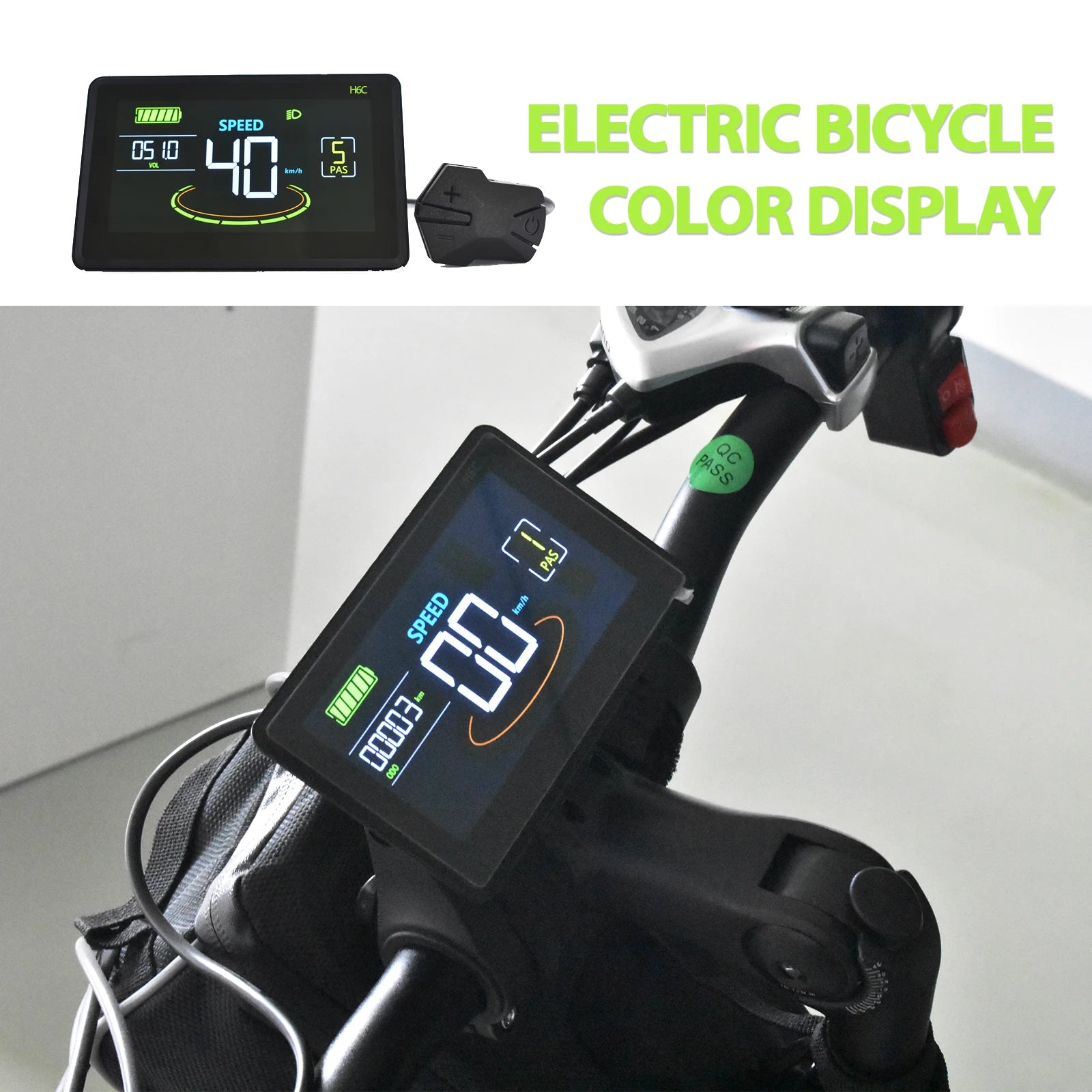 H6C Digital Bike Speedometer & Odometer