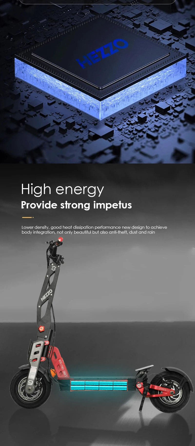 HEZZO F9 8000W Dual Motor E-Scooter