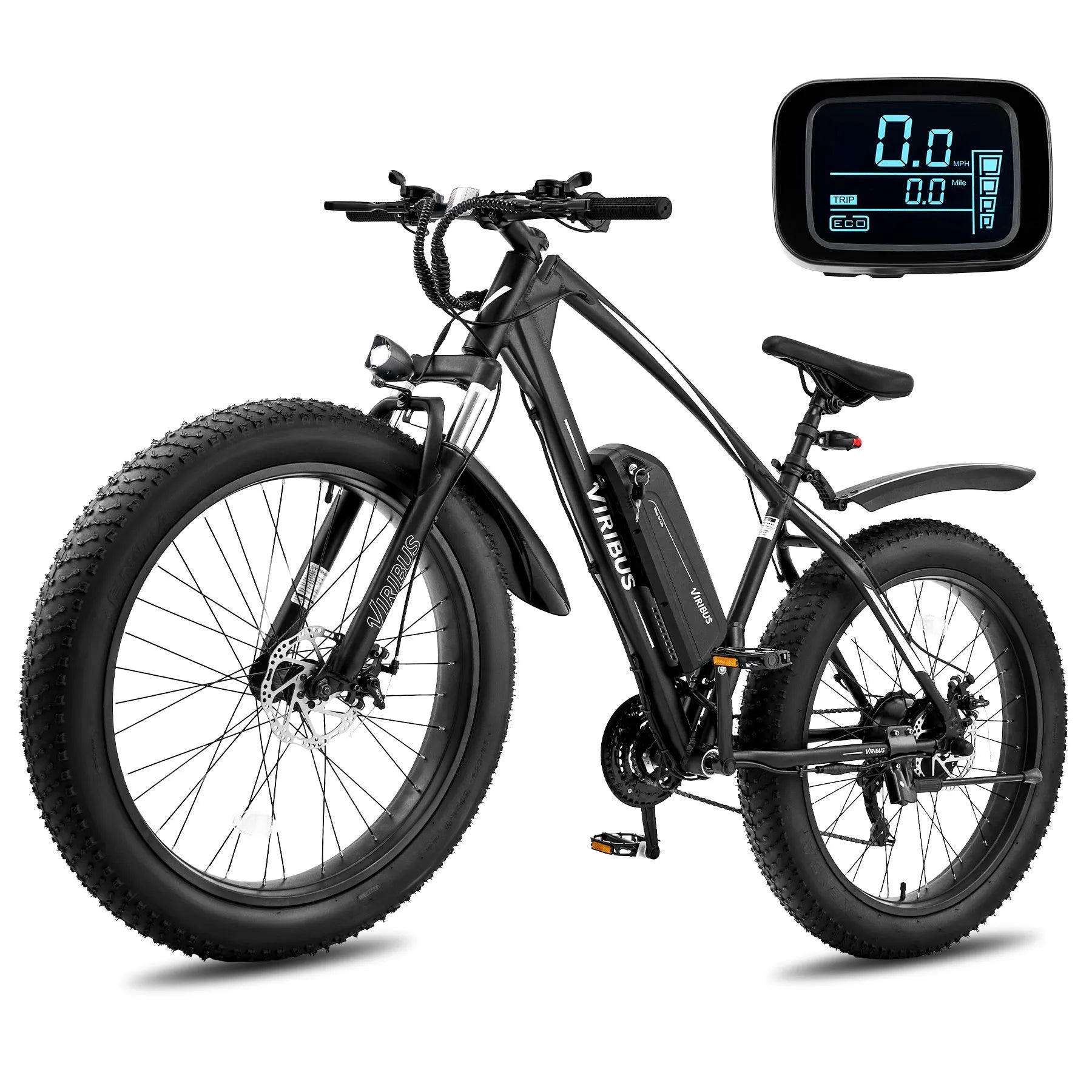 Viribus 500W Fat Tire Mountain E-Bike