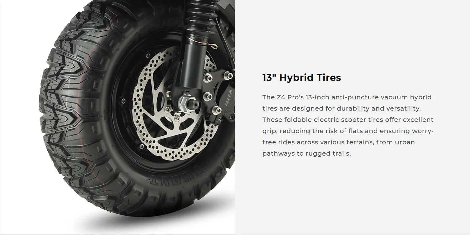 TEEWING Z4 Pro 8000W E-Scooter 13" Fat Tire