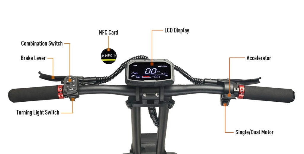 TEEWING Z4 Pro 8000W E-Scooter 13" Fat Tire