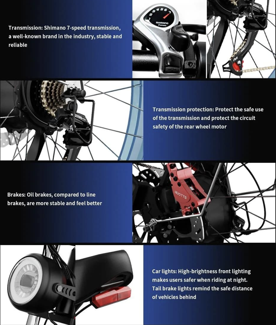 DUOTTS N26 26" Dual Motor Dirt Bike