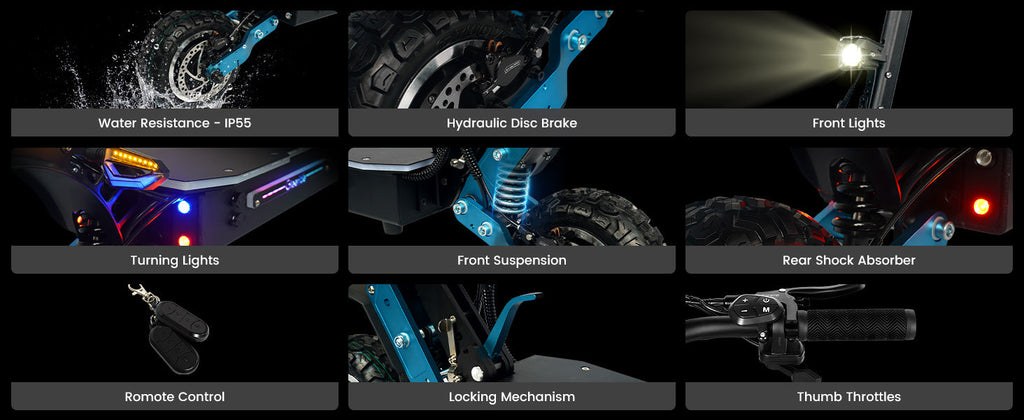 GleeRide H5 Off-Road E-Scooter