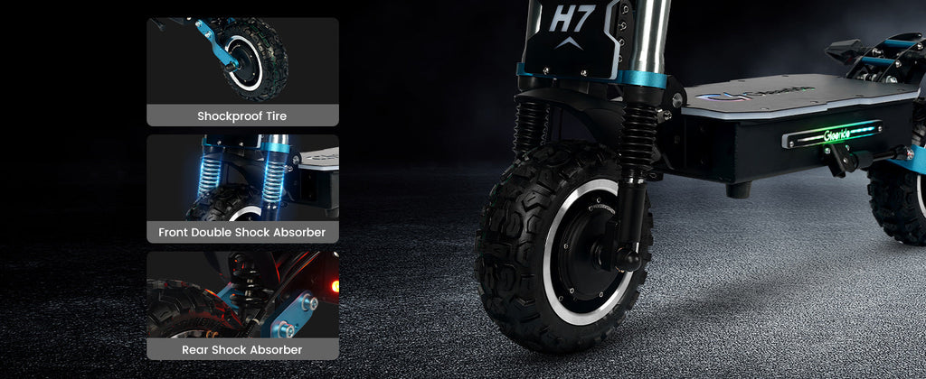 GleeRide H7 Off-Road Dual Motor E-Scooter