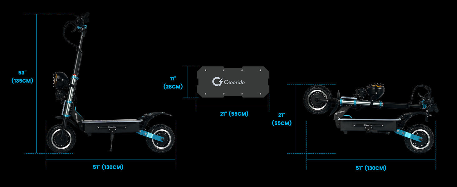 GleeRide H7 Off-Road Dual Motor E-Scooter