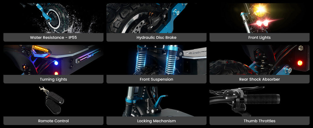 GleeRide H7 Off-Road Dual Motor E-Scooter