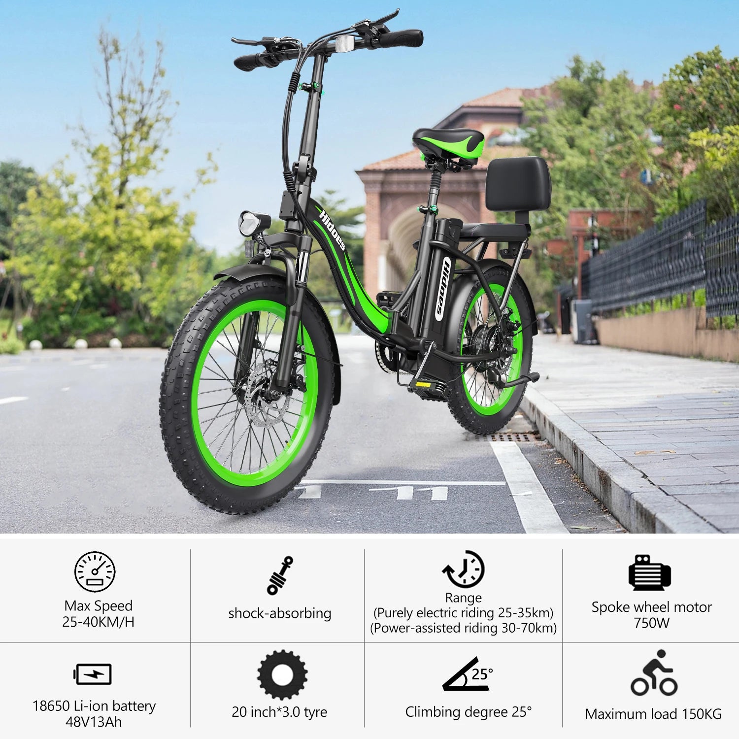 Hidoes C1 Brushless Electric Bike 750w