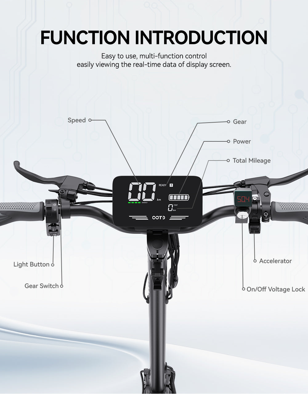 OOTD T10 All-Terrain E-Scooter