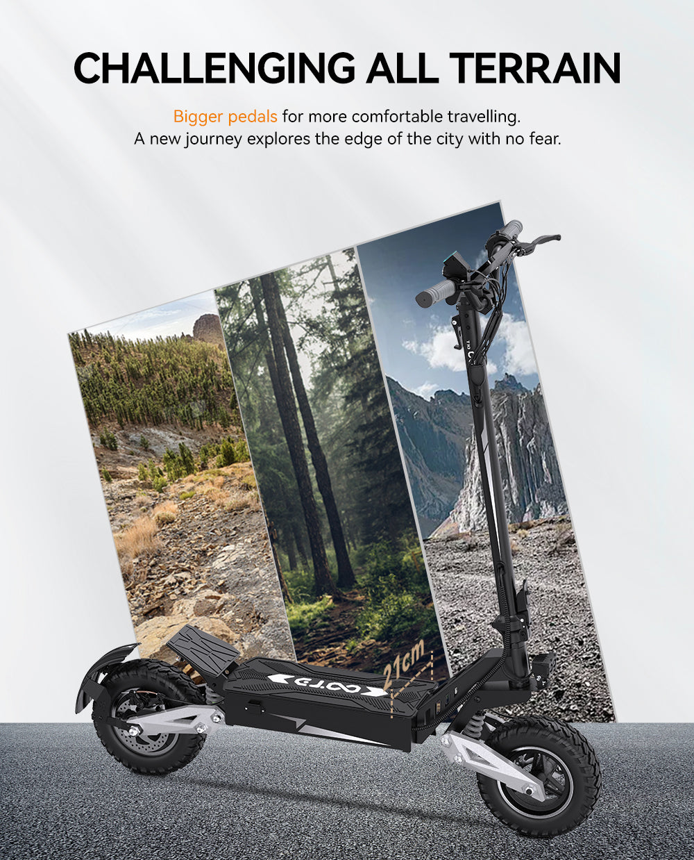 OOTD T10 All-Terrain E-Scooter