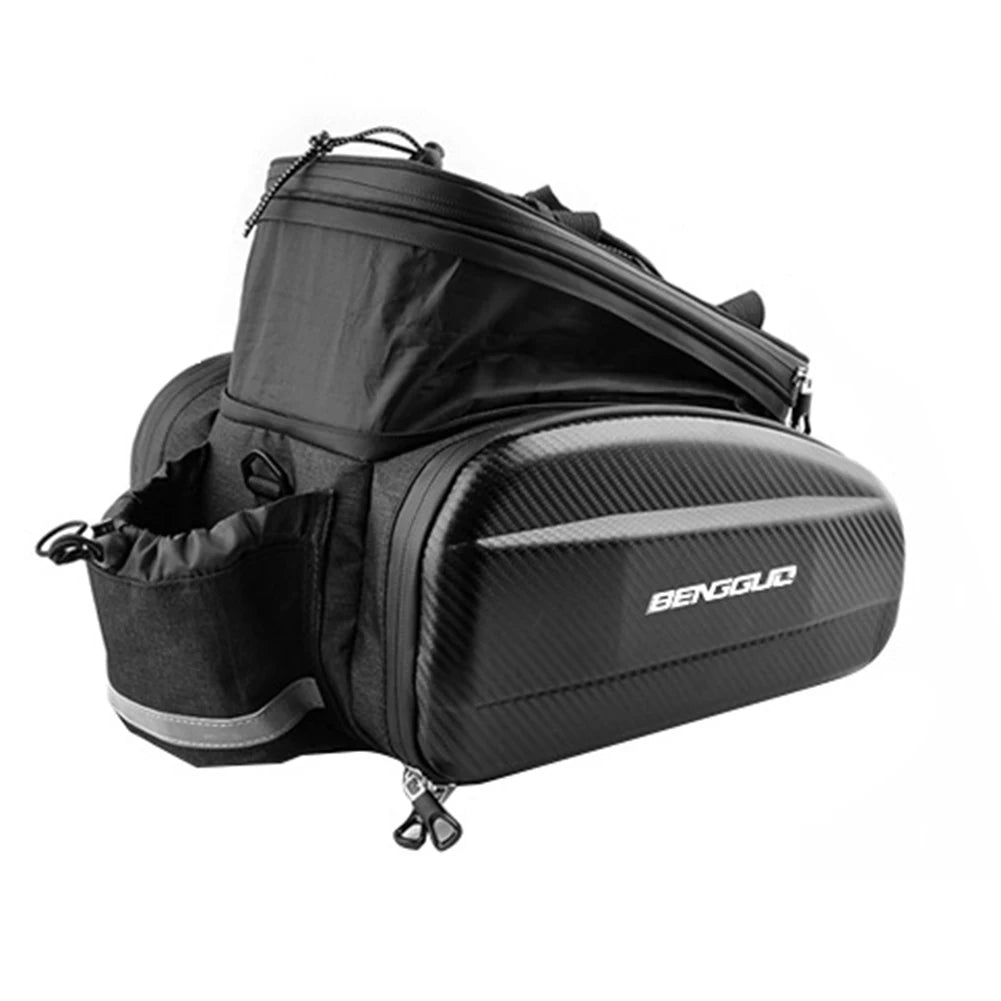 Expandable Rear Rack Pannier with Reflector