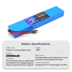 18650 Lithium Battery Pack 36V 20000mAh Aleaivy 10S4P For M365 Electric Scooter