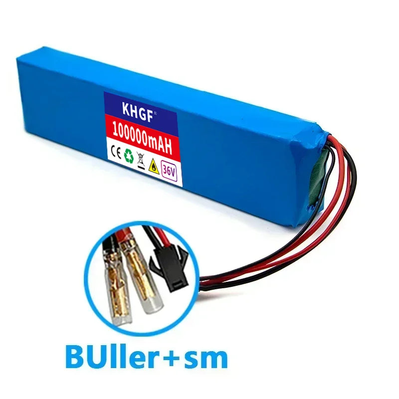 2024 Upgrade 36V 100000mAh 10S3P 36v Electric Scooter Battery Pack
