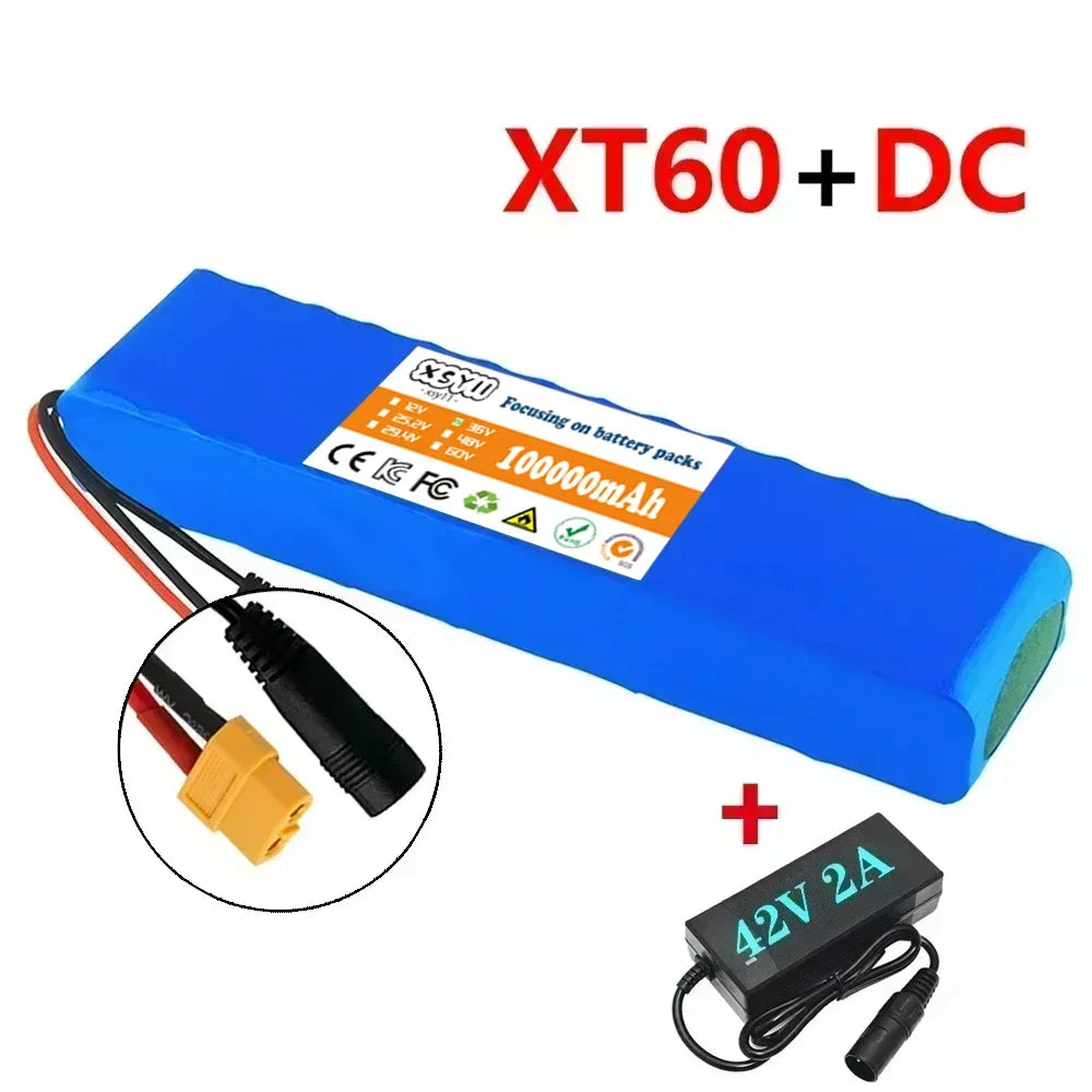 36V 100000mAh 10S3P 36v Electric Scooter Battery Pack