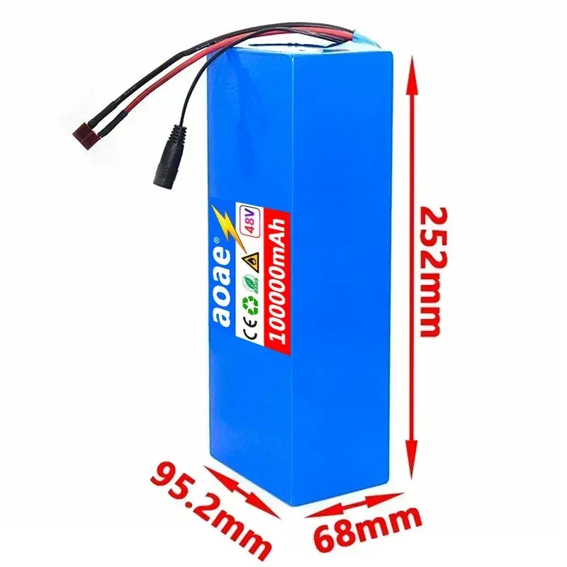 Original 48V 100Ah 13s6p Lithium Battery Pack 48v 100Ah 2000W