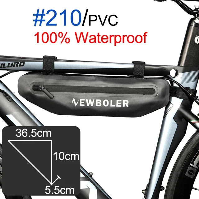 NEWBOLER Front Tube Cycling Pannier Bag