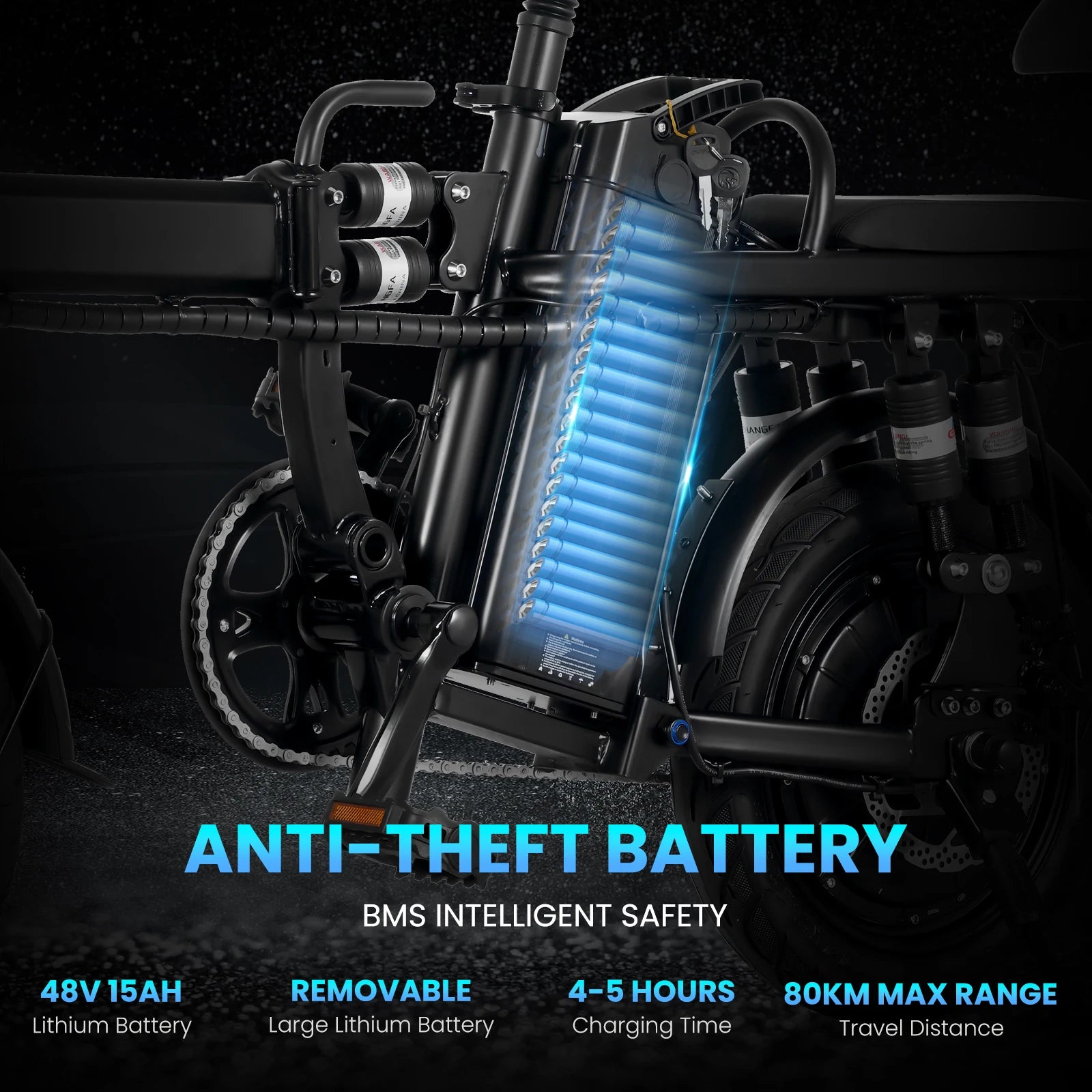 A9 48V Motorcycle Style E-Bike