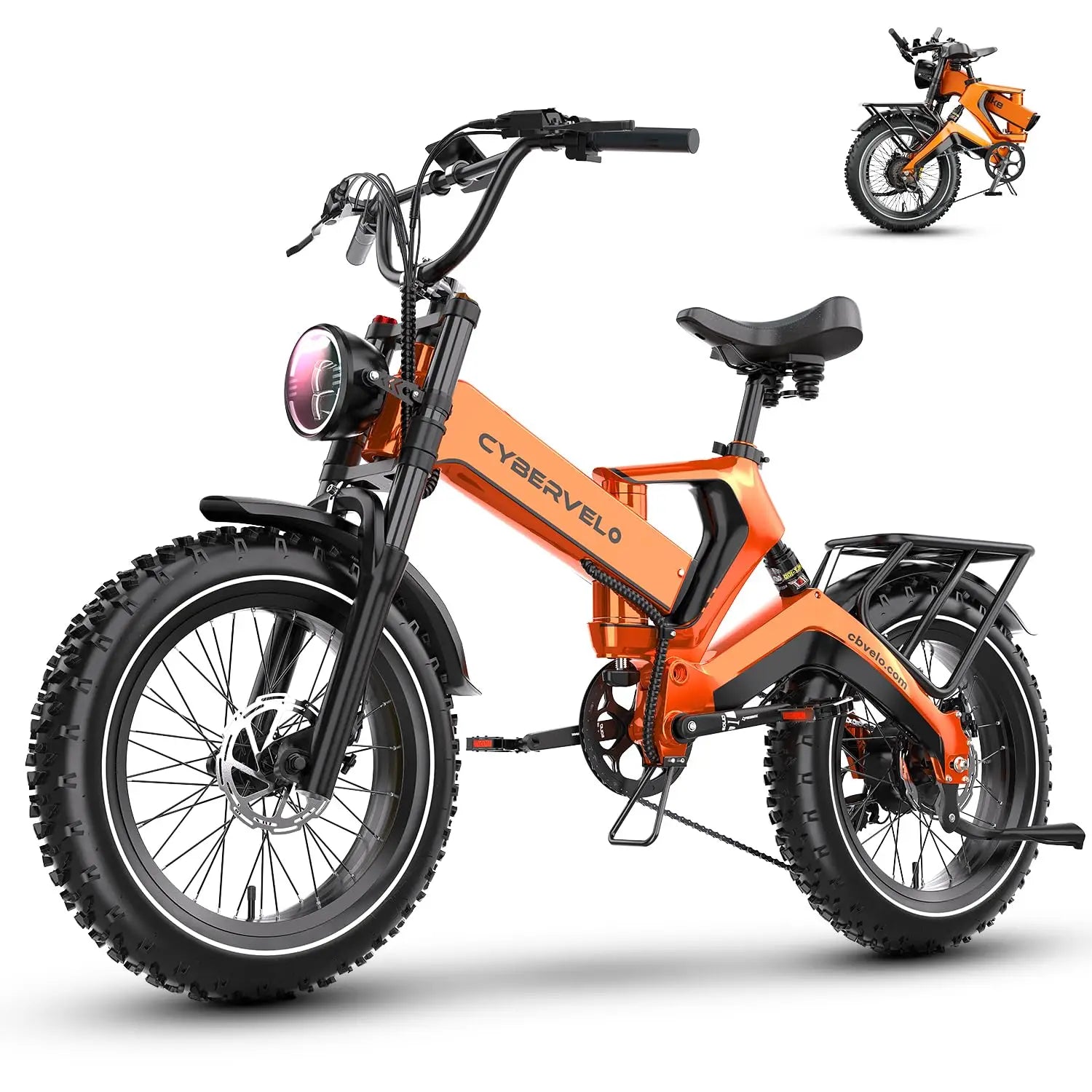 Cybervelo EK6 Peak 2000W Folding Electric Bike