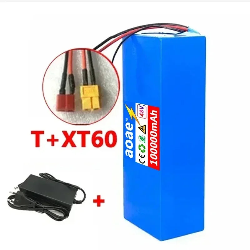 Original 48V 100Ah 13s6p Lithium Battery Pack 48v 100Ah 2000W
