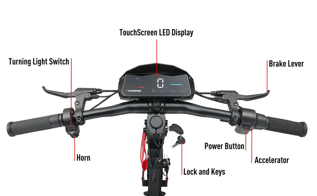 TEEWING GT4 2400W E-Scooter 11" Fat Tire