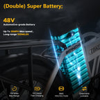 Cybervelo 48V Folding E-Bike