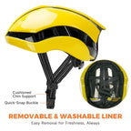 Smart Bike Helmet with Light for Night Riding