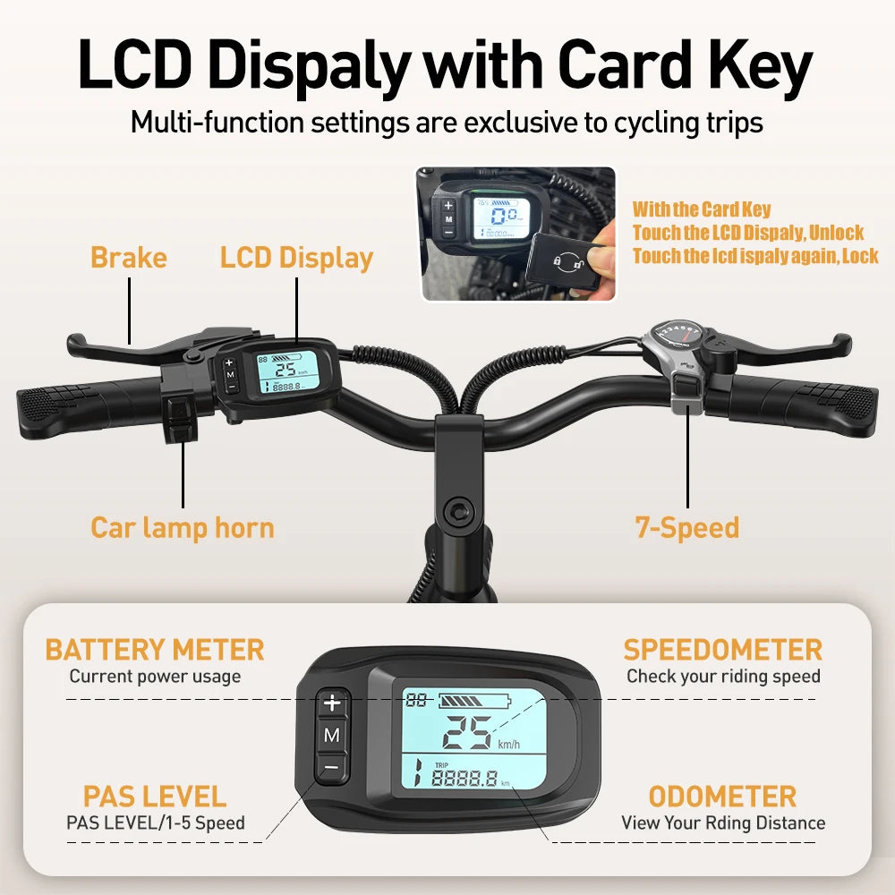 Aairsk 400W 36V 13Ah Mountain Ebike