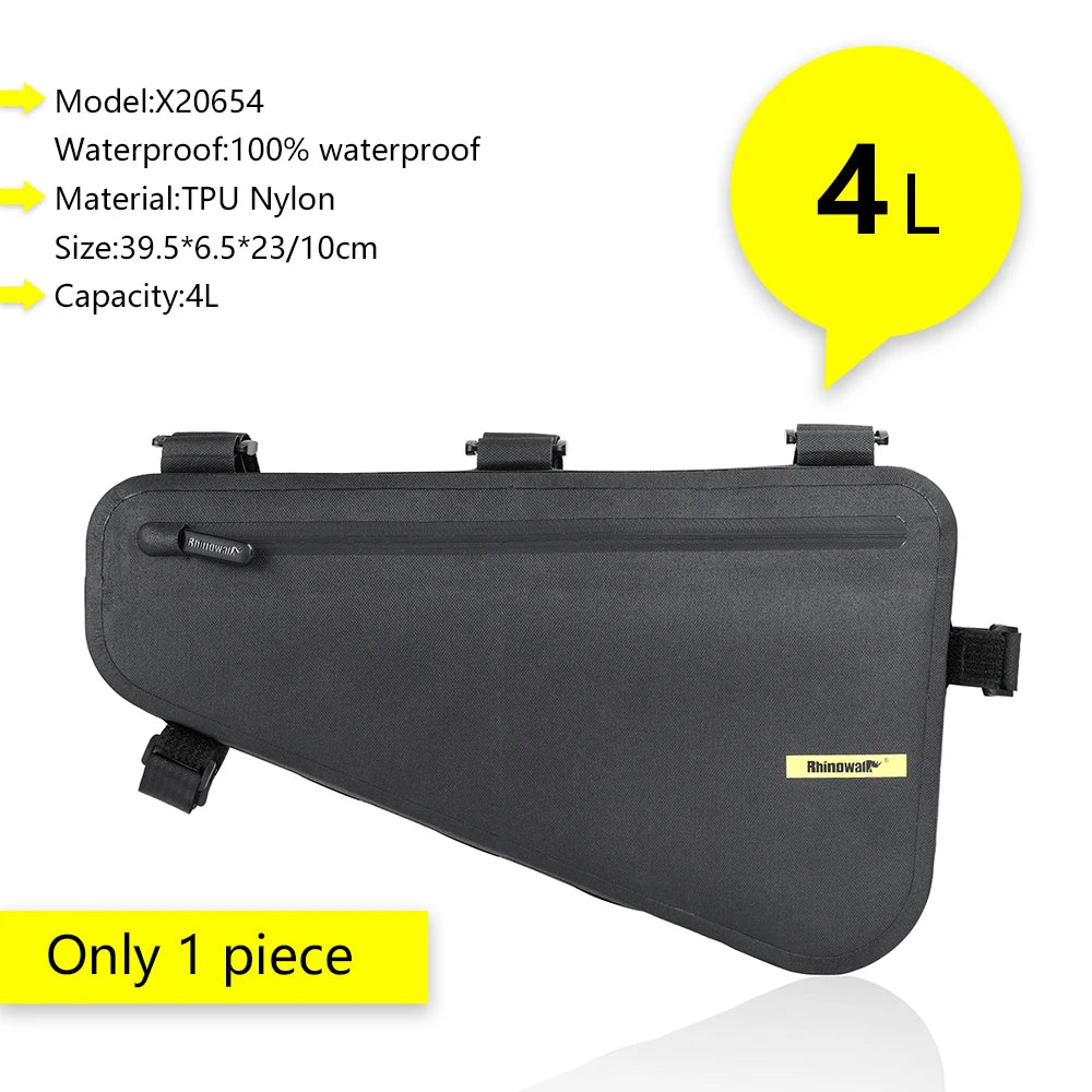 Rhinowalk 3L/4L Waterproof Bicycle Triangle Frame Storage Bag