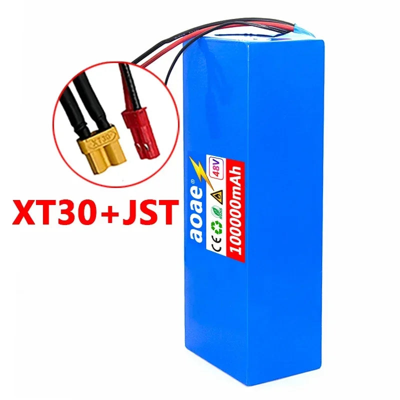 Original 48V 100Ah 13s6p Lithium Battery Pack 48v 100Ah 2000W