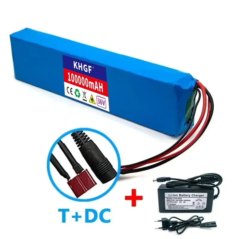 2024 Upgrade 36V 100000mAh 10S3P 36v Electric Scooter Battery Pack