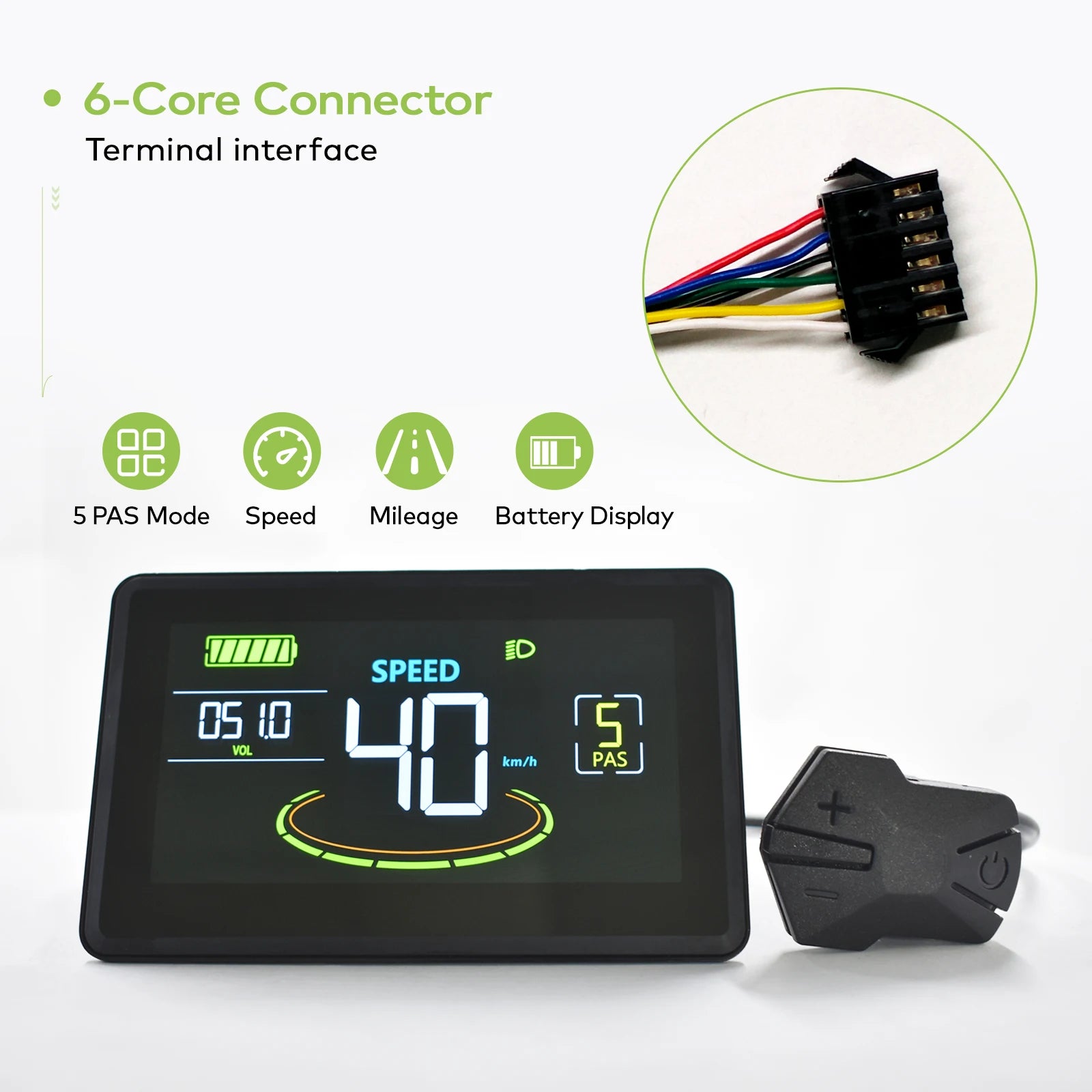 H6C Digital Bike Speedometer & Odometer