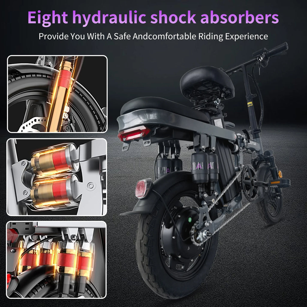 EOEOTwo 600W Folding Commuter E-Bike