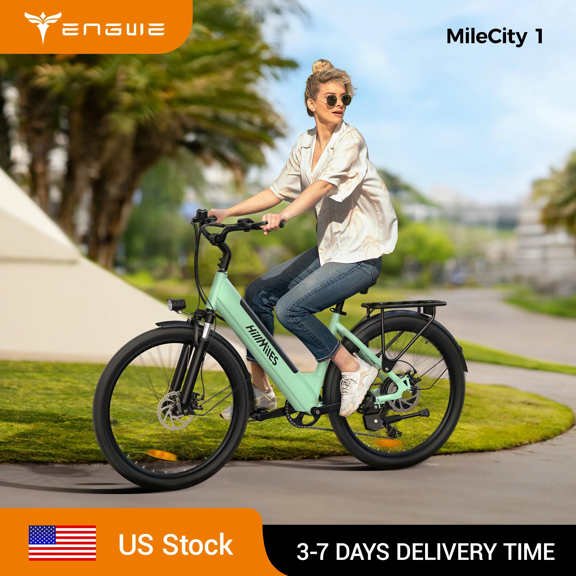 ENGWE HillMiles MileCity 26'' Commuter Electric Bicycle