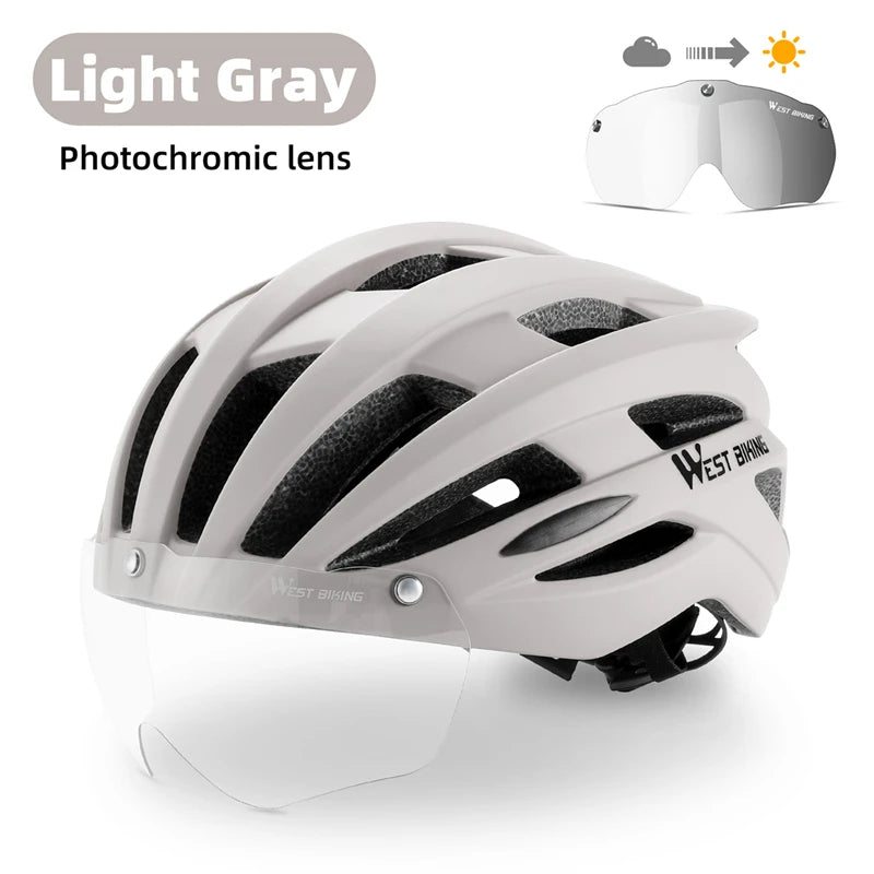WEST BIKING Integrated Electric Scooter Cycling Helmet