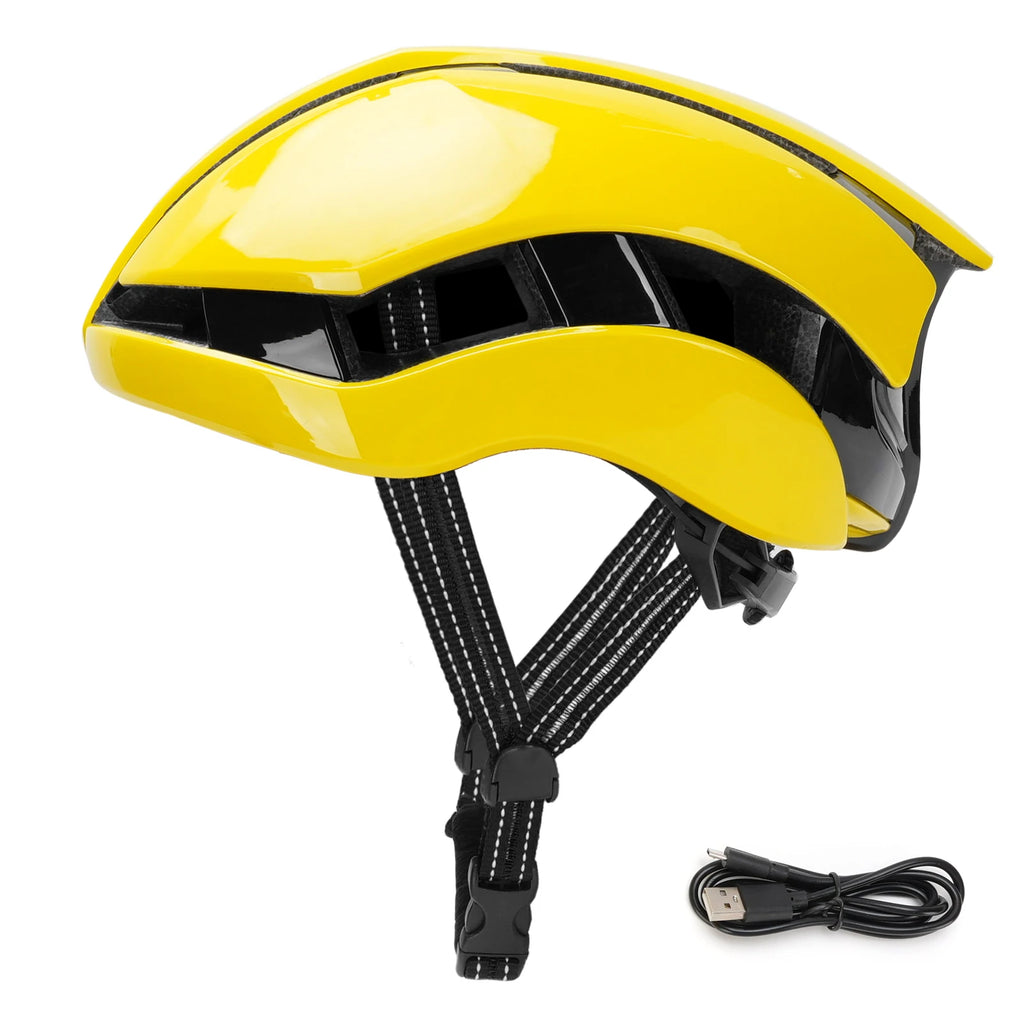 Smart Bike Helmet with Light for Night Riding