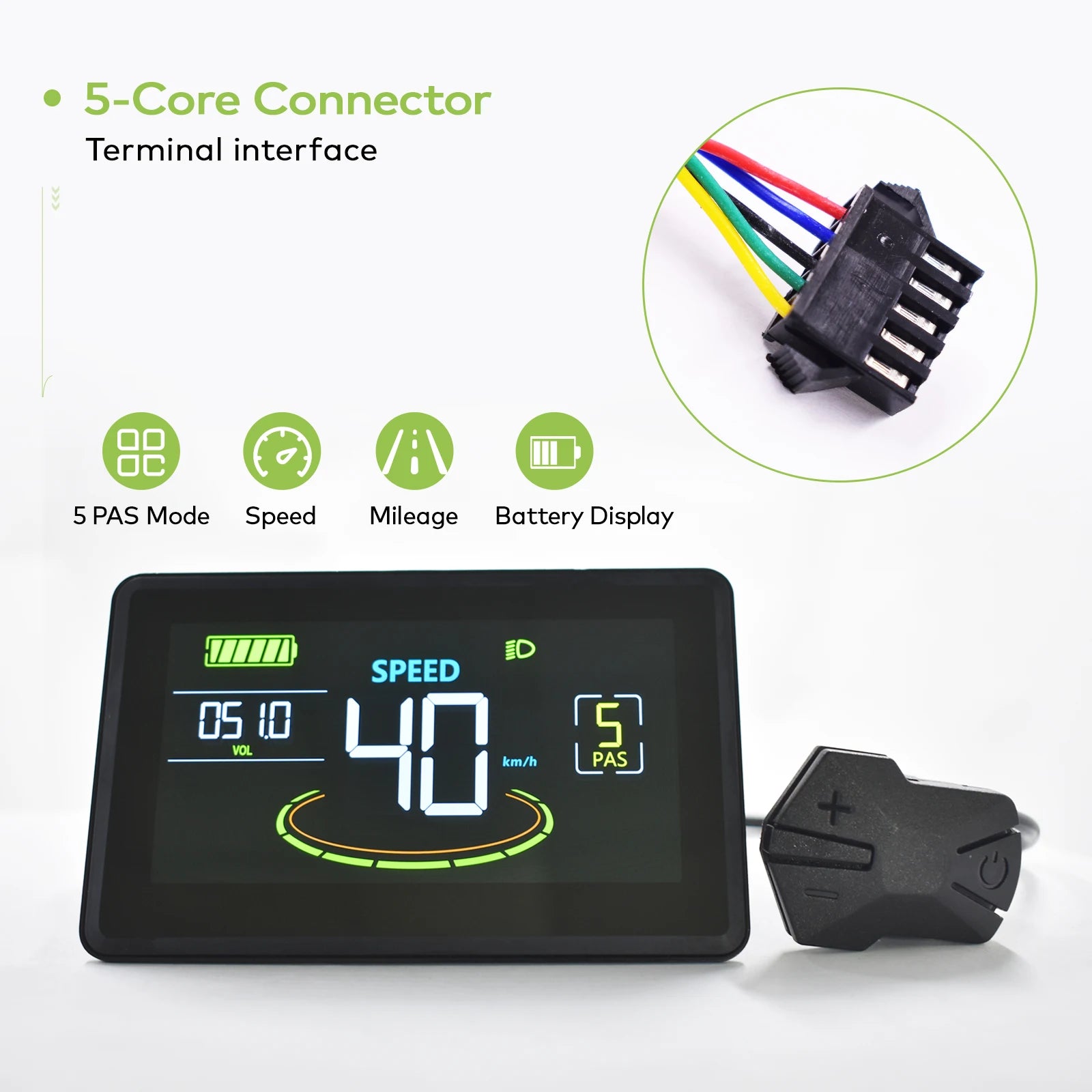 H6C Digital Bike Speedometer & Odometer