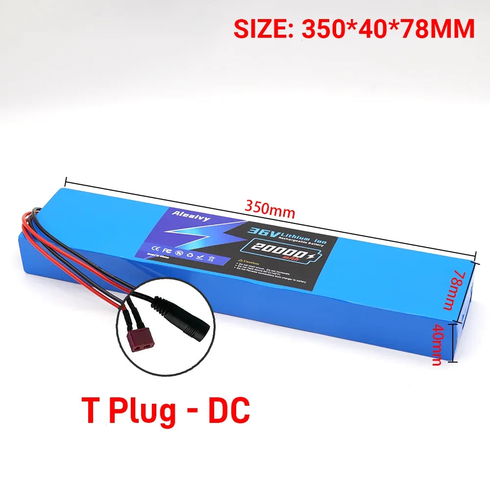 18650 Lithium Battery Pack 36V 20000mAh Aleaivy 10S4P For M365 Electric Scooter