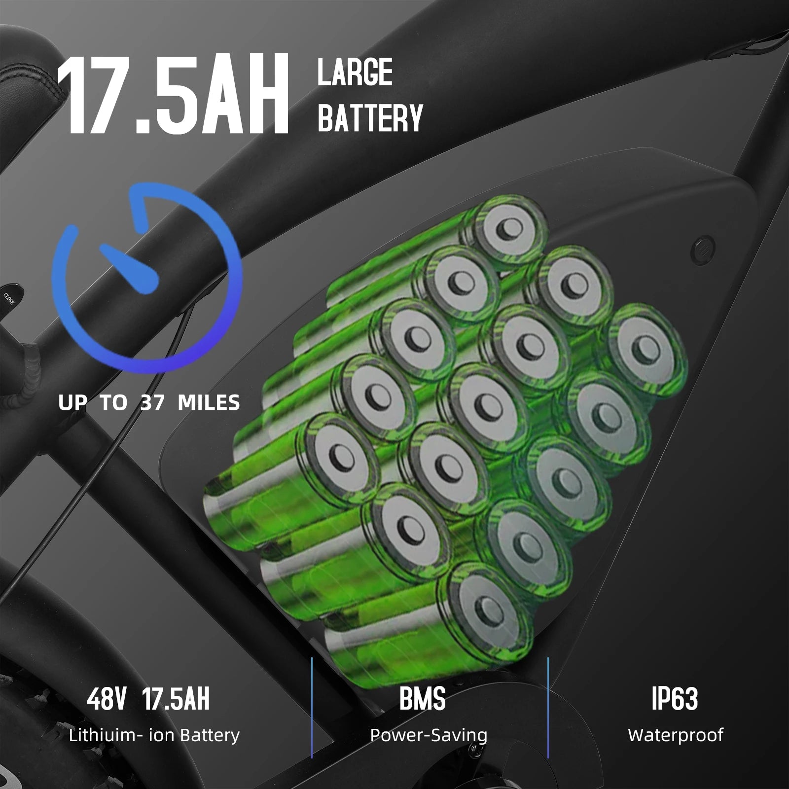 Kenda 48V All-Terrain Fat Tire E-Bike