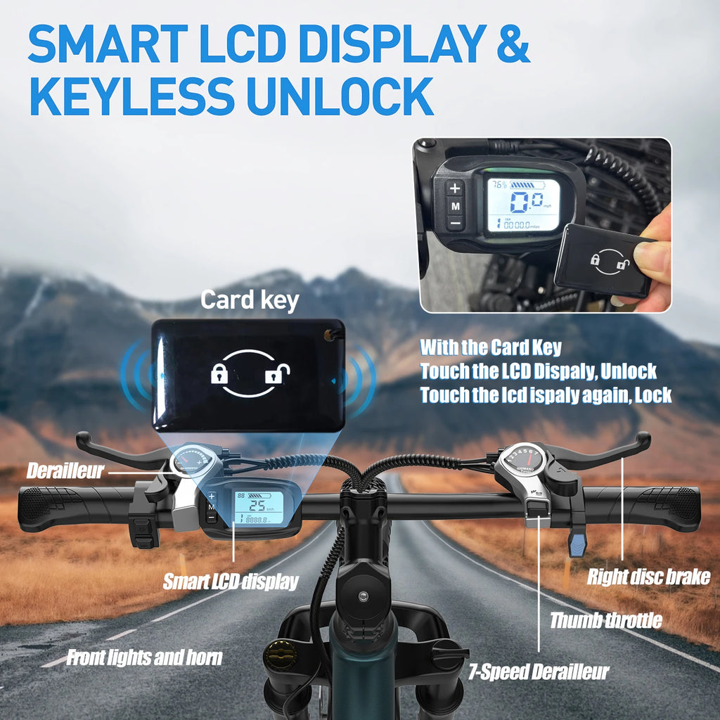 Kenda 500W Adult Electric Bike 24"/26"