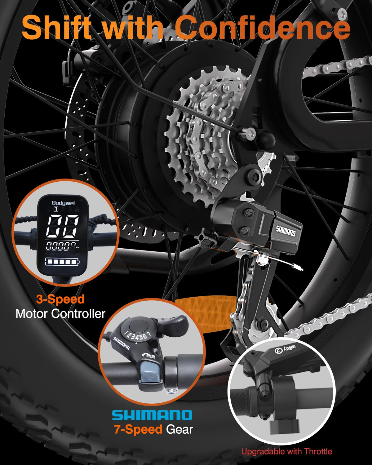 Bodywel F20 Electric Bike 20 Inch