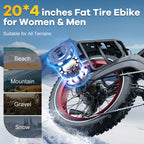 Cybervelo EK6 Peak 2000W Folding Electric Bike