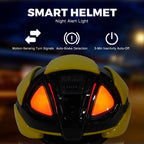 Smart Bike Helmet with Light for Night Riding