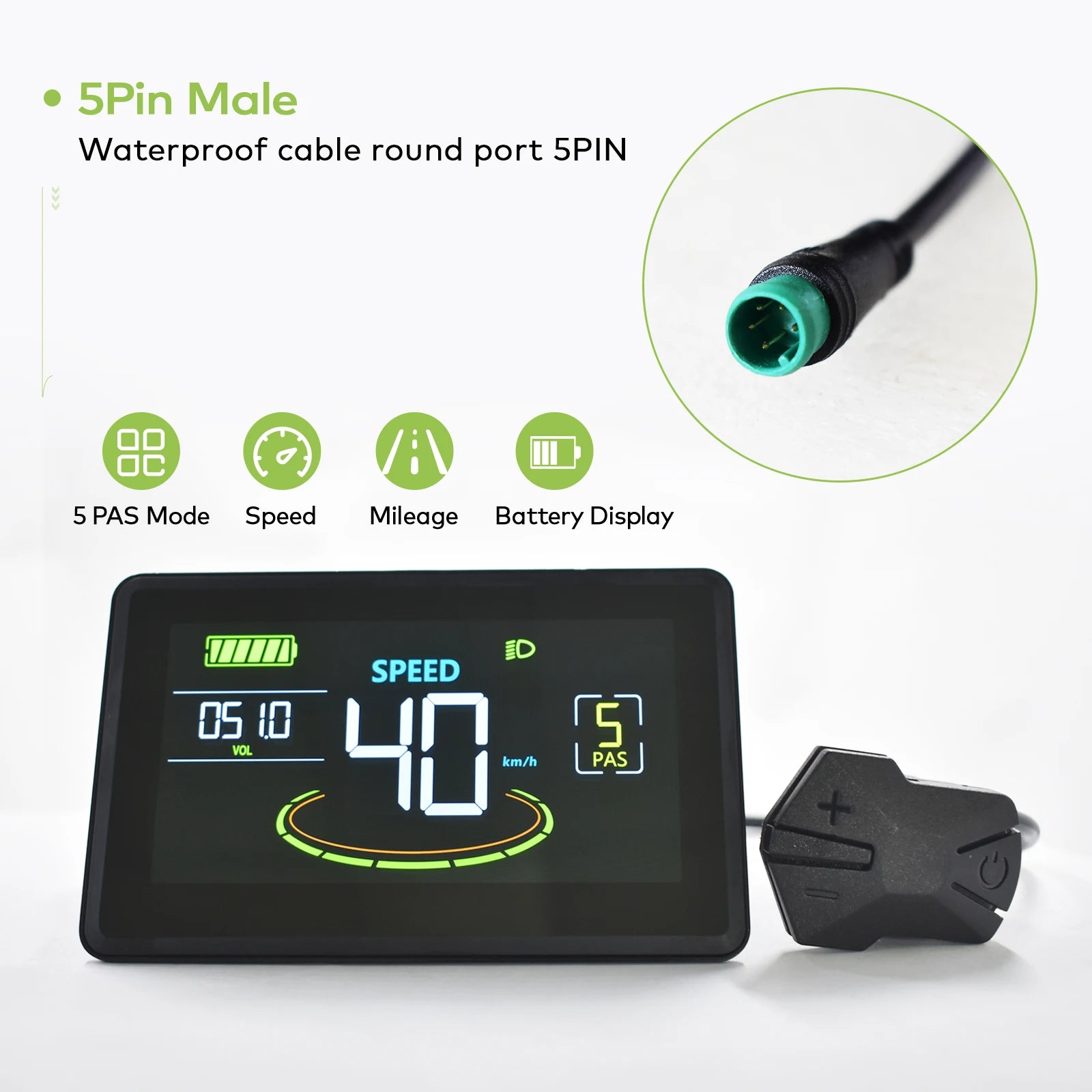 H6C Digital Bike Speedometer & Odometer