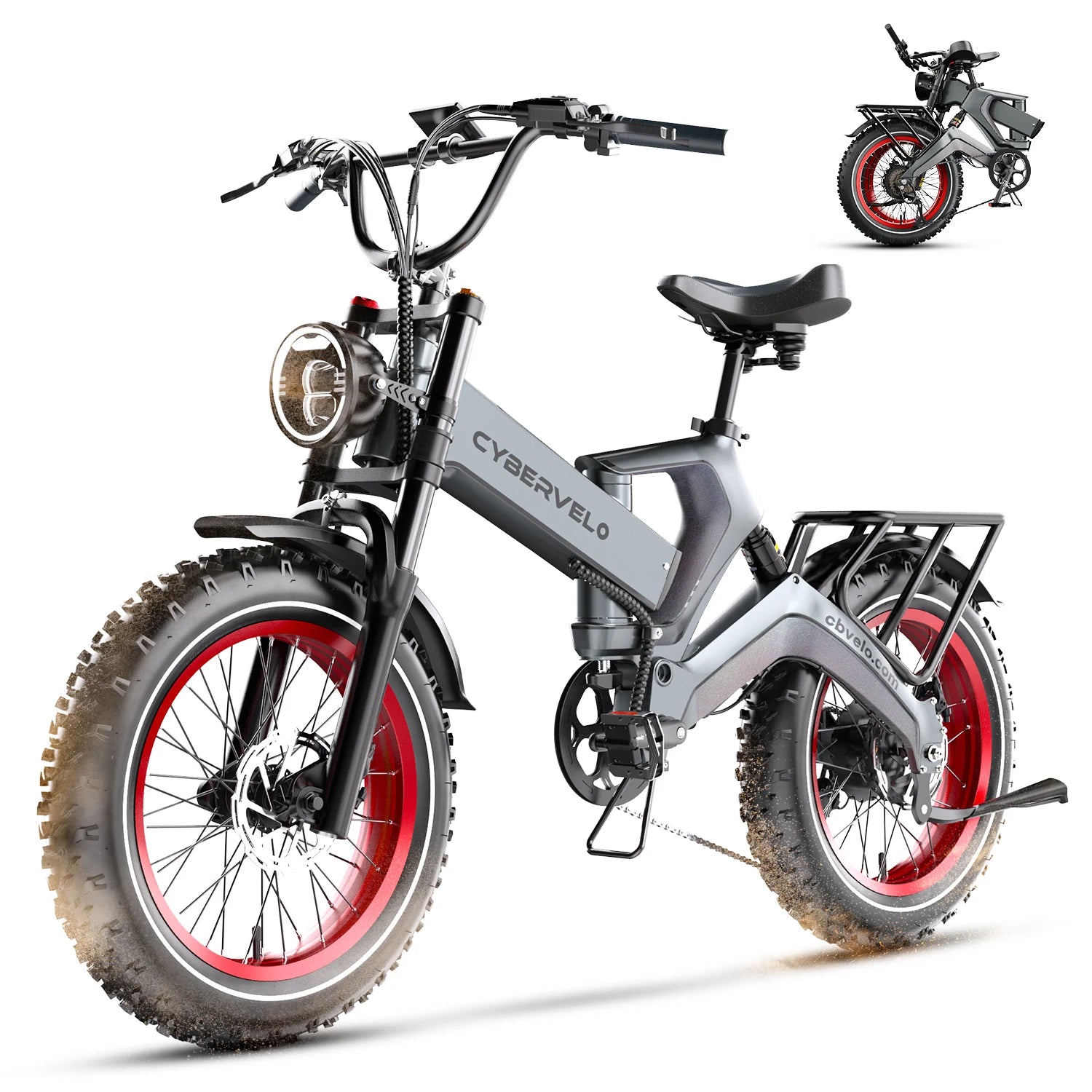 Cybervelo EK6 Peak 2000W Folding Electric Bike