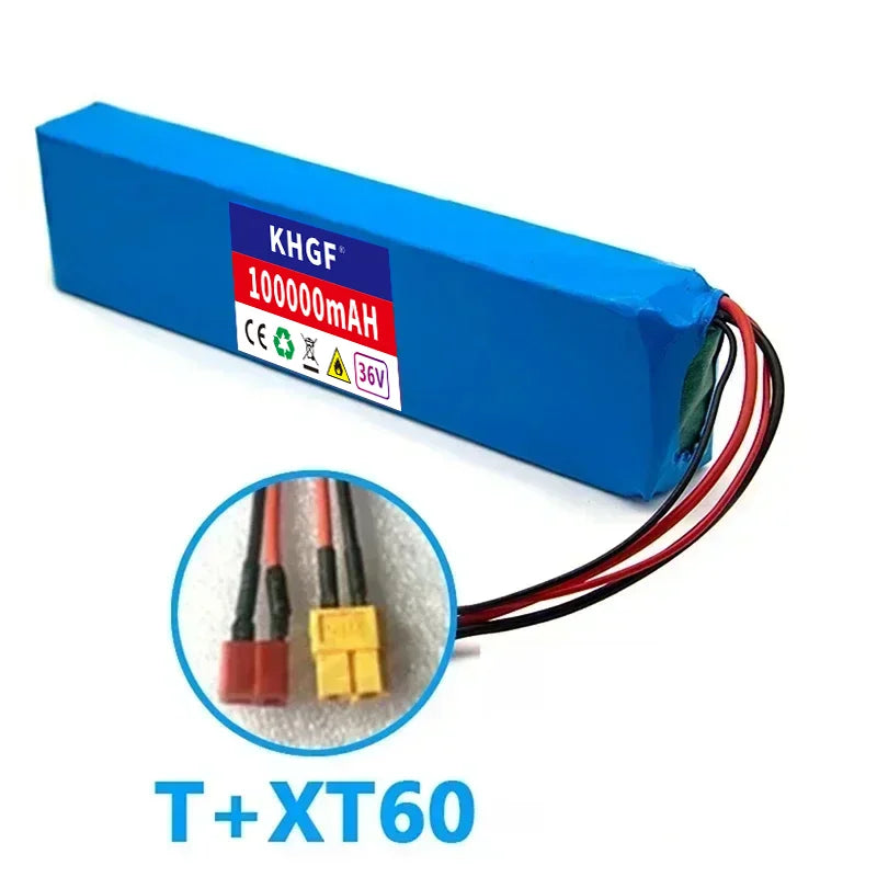 2024 Upgrade 36V 100000mAh 10S3P 36v Electric Scooter Battery Pack