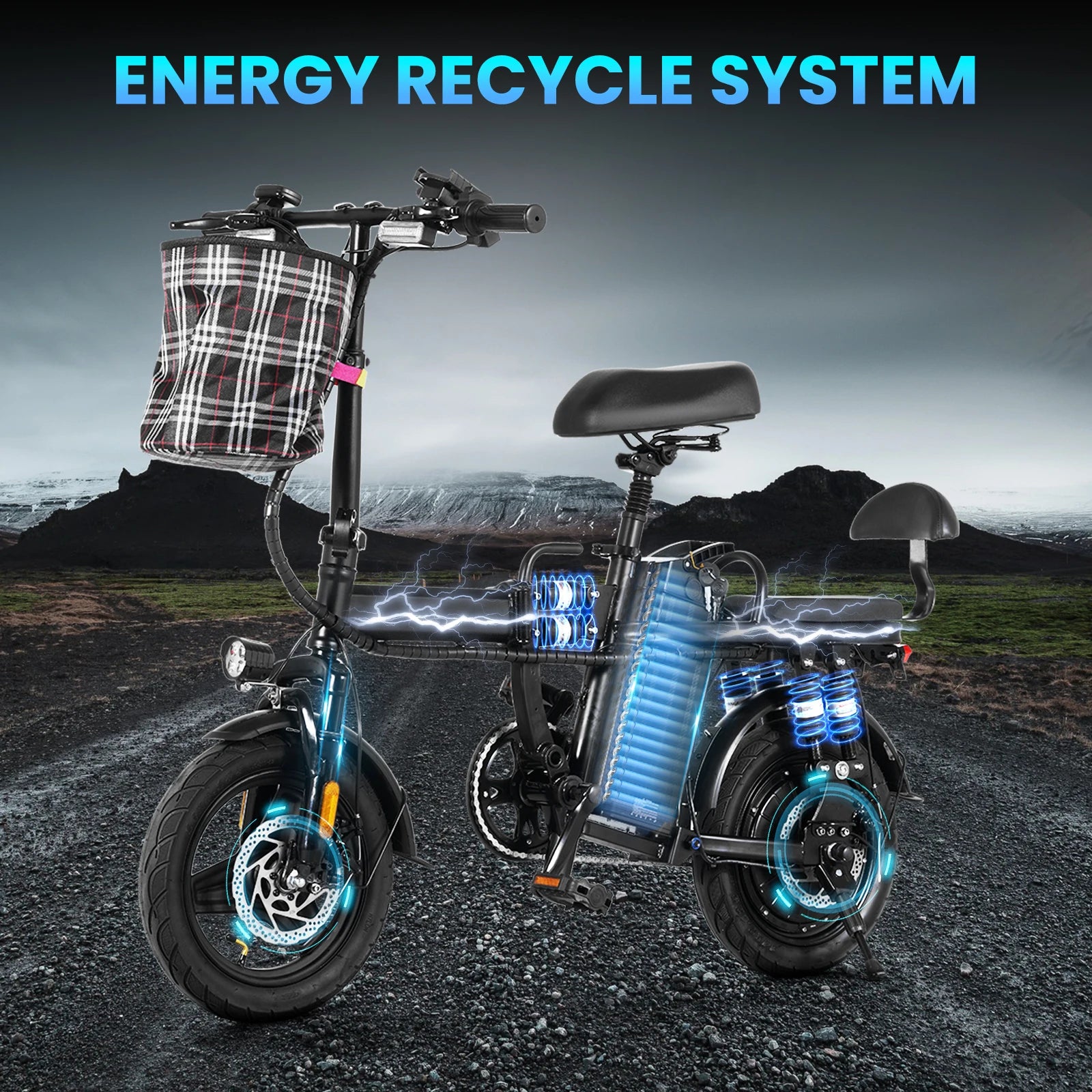A9 48V Motorcycle Style E-Bike