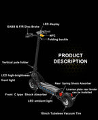 DriveTron DT10 Dual Motor E-Scooter