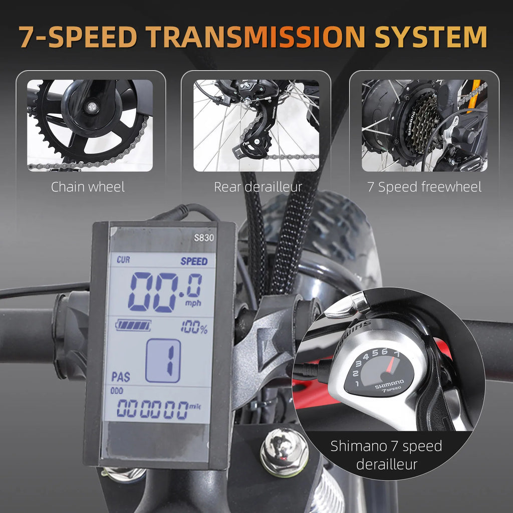 Kenda 750W Fat Tire All-Terrain E-Bike