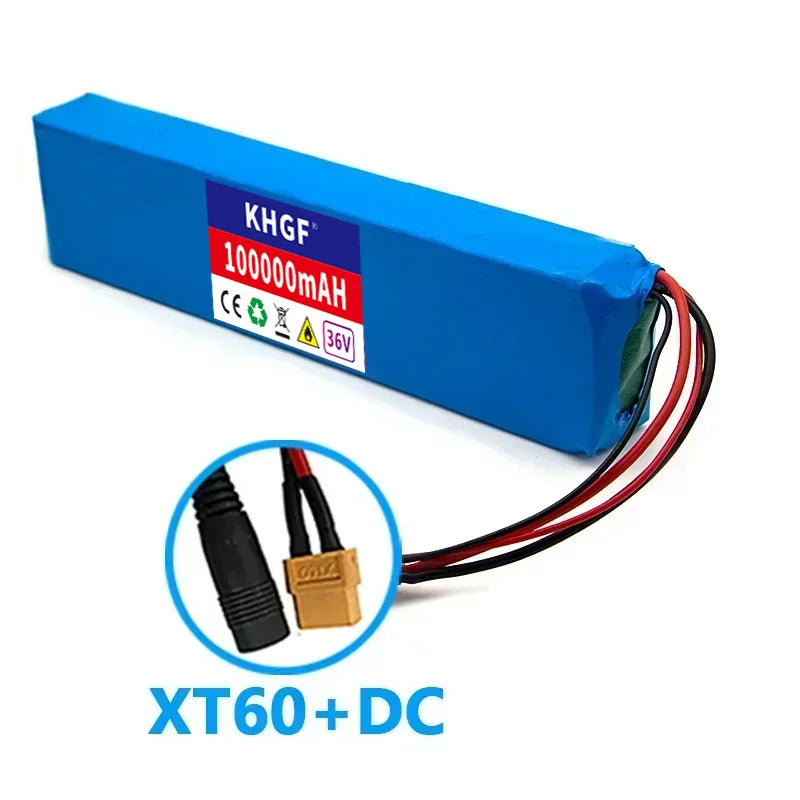2024 Upgrade 36V 100000mAh 10S3P 36v Electric Scooter Battery Pack