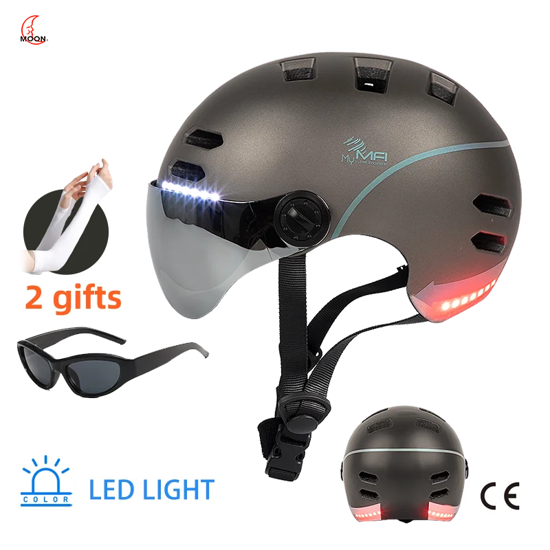 Smart Cycling Rear LED Signal Helmet